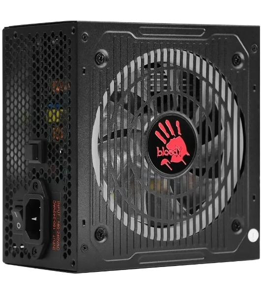 Блок питания Bloody BD-PS700W, 700Вт, 80 PLUS белый, 120мм, черный