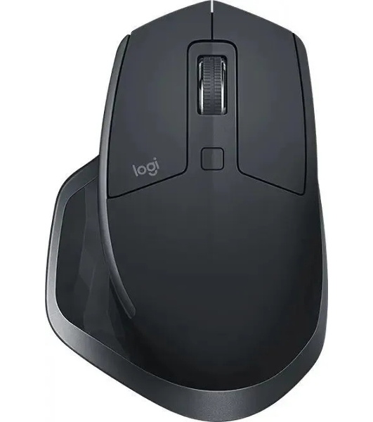 Мышь беспроводная Logitech MX Master 2S графитовый, 4000 dpi, радиоканал, Bluetooth, USB, кнопки - 7