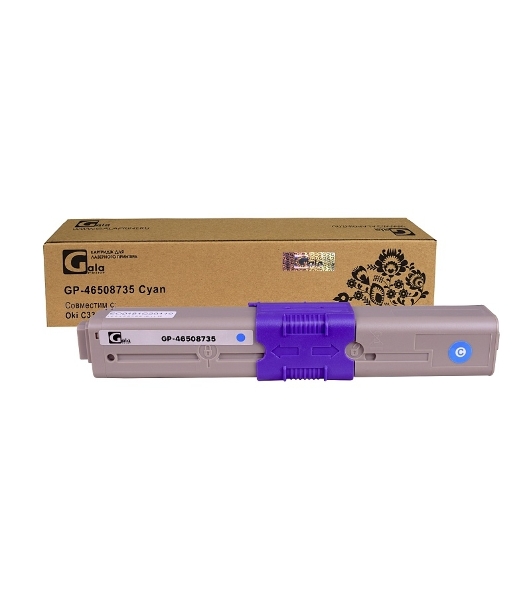 Картридж GalaPrint GP-46508735 голубой (3000 стр) для Oki C332/MC363