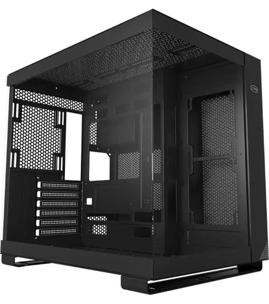 Компьютерный корпус без блока питания PCCOOLER C3 T500 BK, Panoramic Mid Tower, Black, TG, 0.7 SPCC, no fans ATX, mATX, mITX 175/400/200мм 1x2.5', 2x3.5', 6xPCI 1xUSB-C 3.1, 2xUSB-A 3.0 415x295x368mm