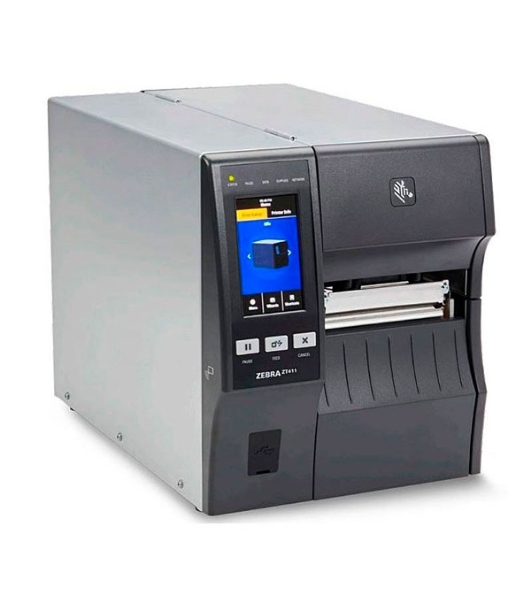 Принтер этикеток термотрансферный коммерческий Zebra TT ZT411 203 dpi, 356 мм/сек, USB, RS-232, Ethernet, USB Host, Bluetooth, серый/черный