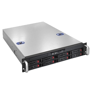 Серверная платформа ExeGate EX292416RUS Pro 2U550-HS08 RM 19', высота 2U, глубина 550, Redundant БП 2x1000W, 8xHotSwap, USB