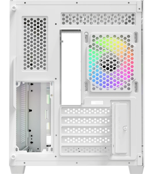 Компьютерный корпус Ocypus Iota C50 WH Curve ARGB Digital (Iota-C50-WHD300CD-GL)