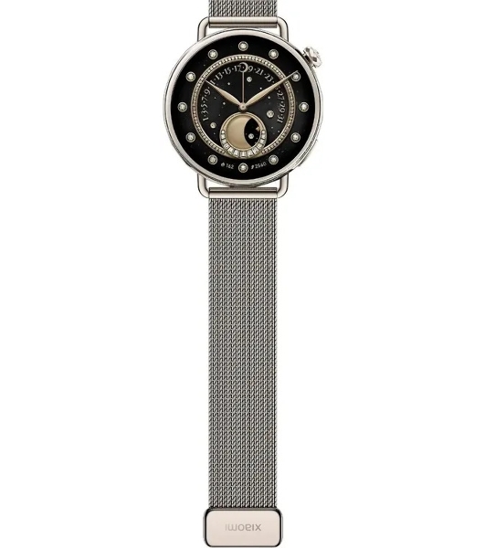 Умные часы Xiaomi Watch S4, 1.32', AMOLED, 4G, Wi-Fi, Bluetooth, NFC, USB, IP68, золотистый