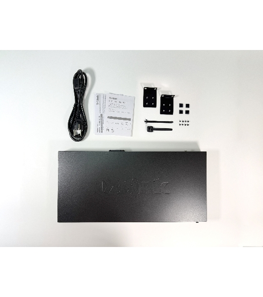 Коммутатор D-Link DGS-1026P/A1A, 24×1 Гбит/с + 2×1 Гбит/с SFP, неуправляемый