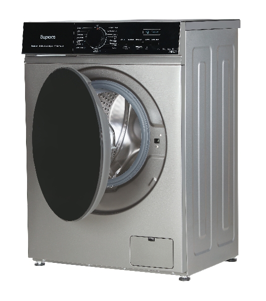 Стиральная машина Бирюса WM-SM812/03 M металлик, загрузка фронтальная 8 кг, 1200 об/мин, класс: А+++