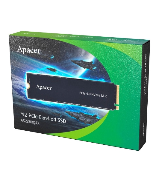 Накопитель SSD Apacer 2Tb, PCIe 4.0 x4, M.2 2280, NVMe, R/W 5000/4400, с радиатором