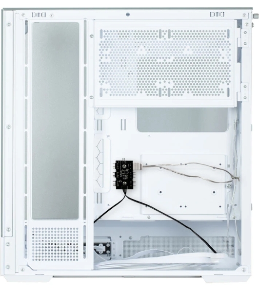 Компьютерный корпус ZALMAN P40 Prism, ATX, белый, WINDOW, 2x3.5', 3x2.5', 1xUSB TYPE-C, 2xUSB 3.0, REAR 1x120мм ARGb