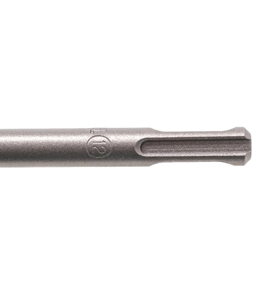 Бур по бетону Denzel двойная спираль, Cobalt W-tip, 12x260 мм, SDS PLUS