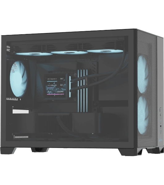 Корпус Formula Air Mesh G6 Plus AR Black, Mini-Tower, чёрный, 3 x 120 мм
