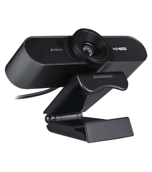 Веб-камера A4Tech PK-980HA 1920x1080, 30 кадр/с, USB Type-A, микрофон (2 шт, шумоподавление), автоматическая фокусировка, автоосвещение, универсальное крепление