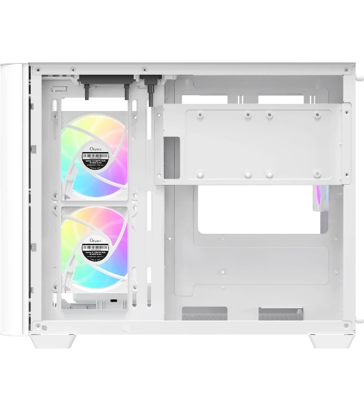 Компьютерный корпус Ocypus Iota C50 WH Curve ARGB Digital (Iota-C50-WHD300CD-GL)