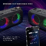 Колонка портативная Hyundai H-PS1030 черный/черный 40 Вт 2.0 BT 10м 3600mAh, фото5