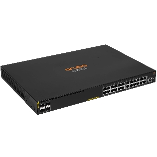 Коммутатор HPE Aruba 2930F 24G PoE+ 4SFP+, 24×1 Гбит/с PoE+ + 4×10 Гбит/с SFP+, управляемый