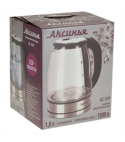 Чайник электрический АКСИНЬЯ КС-1019 черный
