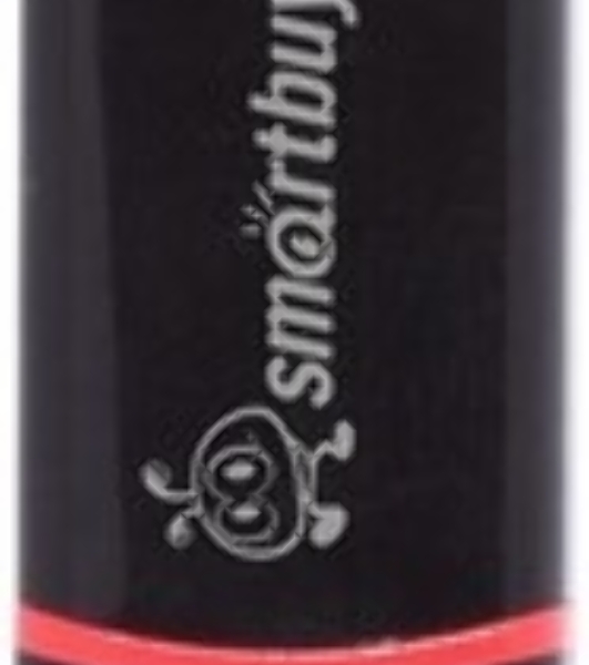 Флешка USB Smartbuy Crown black (SB32GbCRW-K), 32Gb, USB 2.0, R/W 15/5, черный/красный