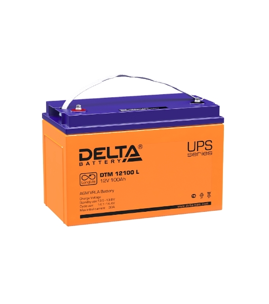 Батарея для ИБП Delta DTM 12100 L 12В 100А·ч