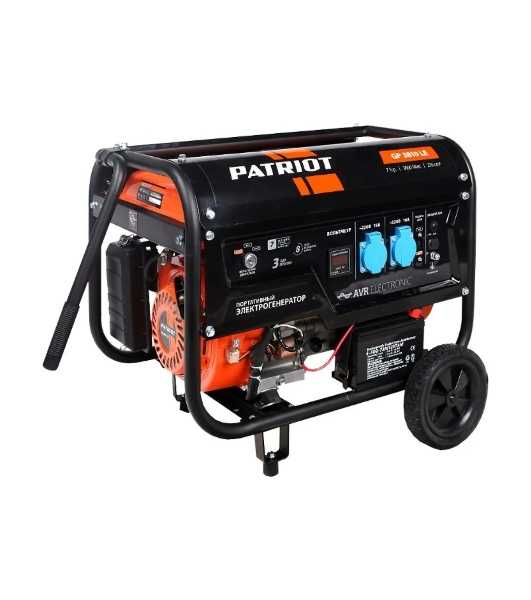 Электрогенератор бензиновый Patriot GP 3810LE, 3 кВт, 67 дБ, 49 кг