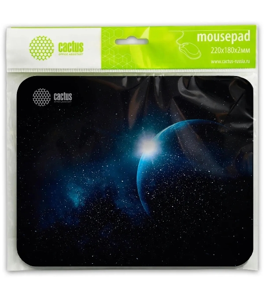 Коврик для мыши Cactus Space 220x180x2мм (CS-MPC-P04XS)