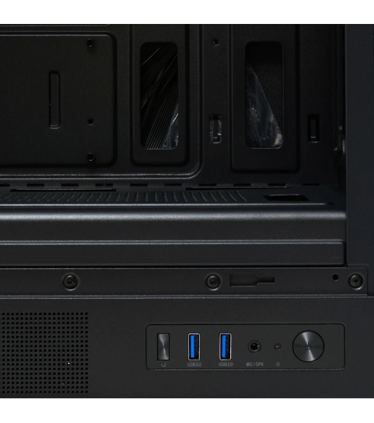 Компьютерный корпус HSPD M310, Mesh Mini-tower, черный, TG, 0.4 SPCC, 3x120мм ARGb mATX, mITX 180/280/160мм 1x2.5', 1x3.5', 4xPCI 2xUSB-A 3.0 452x277x418мм