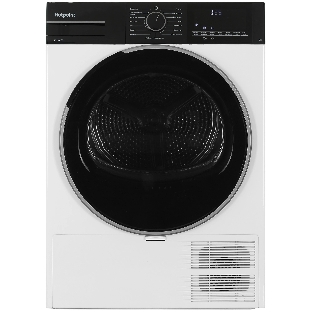 Сушильная машина Hotpoint TDSH 85V B белый, 8 кг, сушка - тепловой насос, программ - 15, 59.7 x 84.6 x 56 см