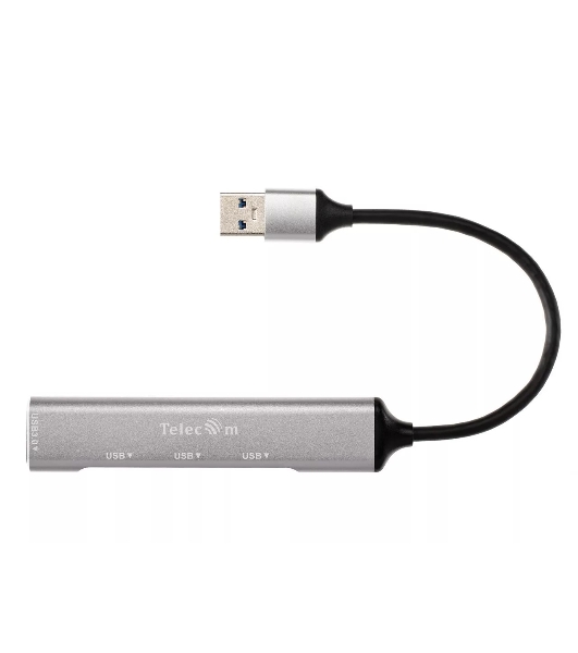 Переходник USB 3.0 -->USB3.0+3 USB2.0, Aluminum Shell, 0.2м Telecom TA308U