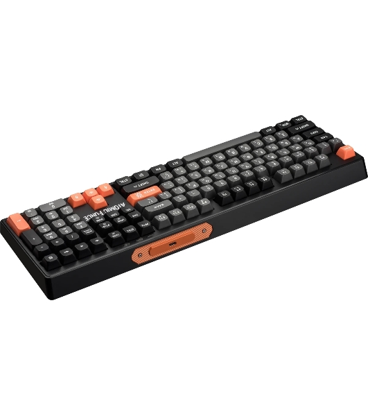 Клавиатура проводная игровая Defender Atomic Force GK-005 RU,чер/сер,108кн+FN,радуж,1.5м
