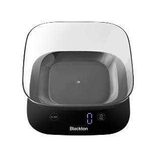 Весы кухонные Blackton Bt KS113 черный, тип управления: сенсорное, дисплей LED, количество высокочувствительных датчиков: 4, выбор единиц измерения: грамм, фунт, унция, миллилитр, интервал измерения: 1 г, максимальный вес: 10 кг, функция вычета веса тары, индикация перегрузки, индикатор замены батарейки, автоматическое и ручное отключение, автообнуление, материал корпусаластик, нескользящие ножки, источник питания: 3 х AAA, номинальное напряжение: 4.5 В'