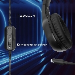 Гарнитура Oklick HS-L930G чёрный/синий, проводная, USB, подсветка, фото20
