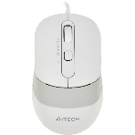 Мышь проводная A4Tech Fstyler FM10 белый/серый, 1600 dpi, USB, кнопки - 4, фото 1