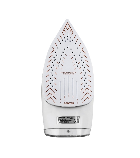Утюг Centek CT-2334 белый/хром, 3200 Вт, 50 г/мин, 195 г/мин, 300 мл