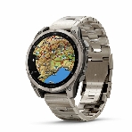 Умные часы Garmin Fenix 8 1.4' AMOLED, Wi-Fi, Bluetooth, NFC, 100м, титановый серый / титановый, фото 1