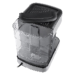 Кофеварка рожковая BBK BCM1500 черный/нержавеющая сталь, исп. кофе - молотый, 1.8 л, 1200 Вт, 20 бар, фото2