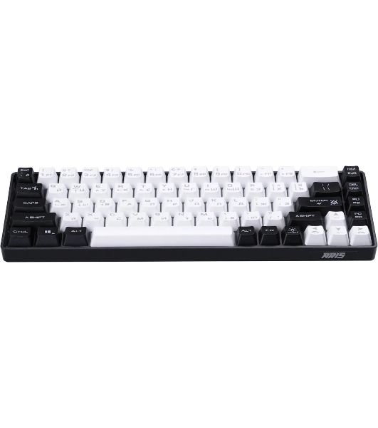 Игровая клавиатура проводная Defender Aris GK-349 RU,бел/черный,68кн+FN,радуж,1.5м