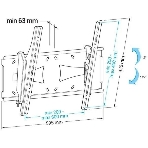 Кронштейн для телевизора Holder PTS-4006 черный 32'-90' макс.40кг настенный наклон, фото5