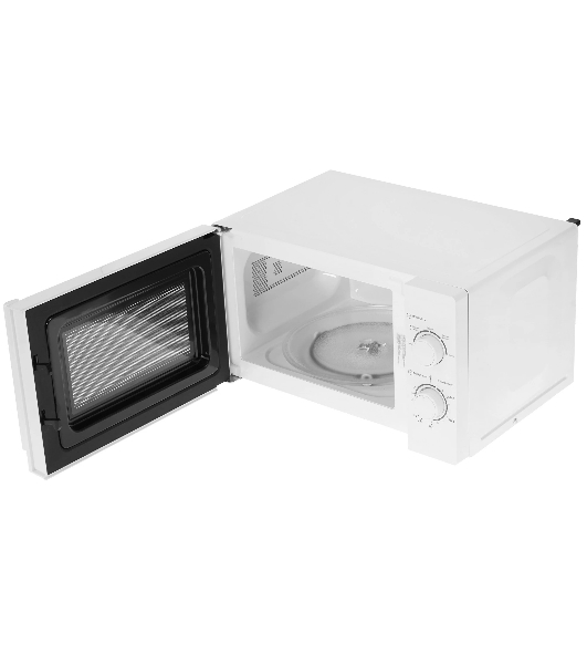 Микроволновая печь Haier HMB-MM207WA белый, 20 л, 700 Вт, переключатели - поворотный механизм