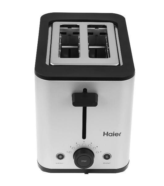 Тостер Haier HT-601 нержавеющая сталь, 900 Вт, 2 слота