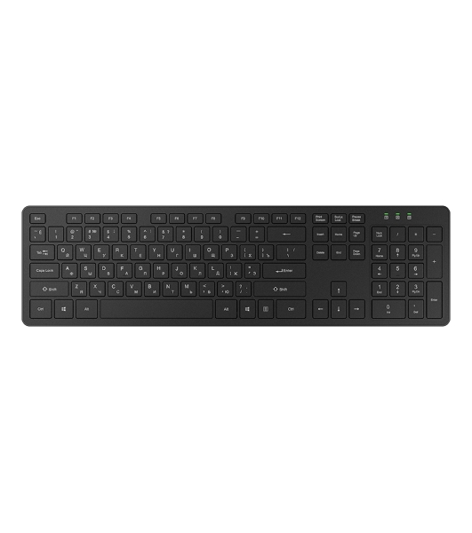 Клавиатура беспроводная Maxvi KWS-01 черный