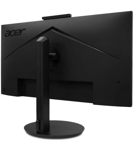 Монитор 23.8' Acer Vero CB242YD6bmiprcx IPS 1920x1080, 120 Гц, 1 мс, 16:9, 250 кд/м², VGA, HDMI, DP, 3.5 Jack, динамики (2x5 Вт), веб-камера 5 Мп, микрофонная решетка, HDR10, FreeSync, черный
