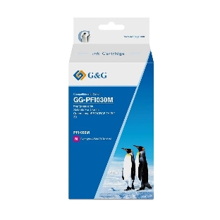 Картридж струйный G&G GG-PFI030M PFI-030M пурпурный (55мл) для Canon imagePROGRAF TA-20/30