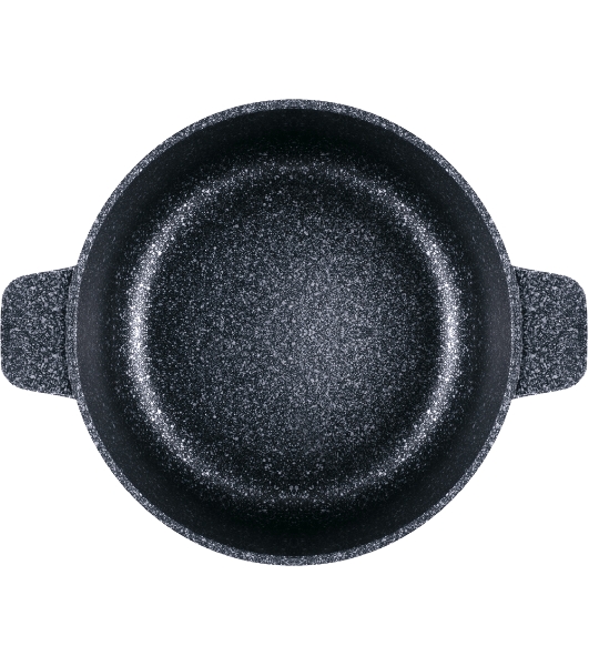 Кастрюля Maunfeld GRETA MF24GRTT01CR из литого алюминия со стеклянной крышкой, 24 см, 4 л