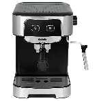 Кофеварка рожковая BBK BCM1500 черный/нержавеющая сталь, исп. кофе - молотый, 1.8 л, 1200 Вт, 20 бар, фото3