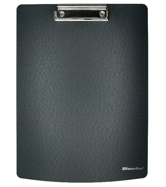 Папка-планшет Silwerhof 957019 A4 полифом 2мм, черный