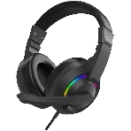 Гарнитура Oklick HS-L315G чёрный, проводная, 3.5 мм, подсветка, фото4