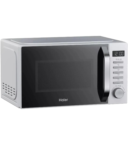 Микроволновая печь Haier HMB-DG208SA серебристый, 20 л, 800 Вт, переключатели - кнопки, поворотный механизм