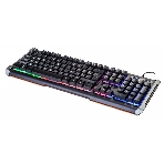 Клавиатура Oklick 717G Black Death проводная, USB Type-A, чёрный/серый, фото2