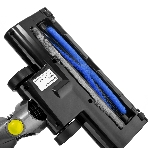 Пылесос вертикальный BRAYER BR4262 черный/желтый, питание от аккумулятора, 180 Вт, уборка сухая, пылесборник 1 л, фото9
