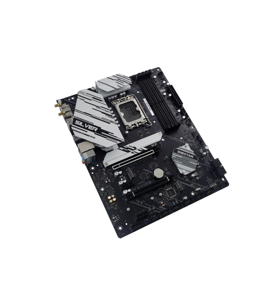Материнская плата Biostar B760A-SILVER, LGA 1700, Intel B760, 4xDDR5, 4xSATA, 3xM.2, 1xPCIe 5.0 x16, 1xPCIe 4.0 x4, 2xPCIe x1, 1xHDMI, 1xDP, 1x 2.5Gb LAN, 5xUSB-A 3.2 Gen 2, 2xUSB-A 2.0, 1xUSB-C 3.2 Gen 2, 3x3.5 мм, 7.1, ATX