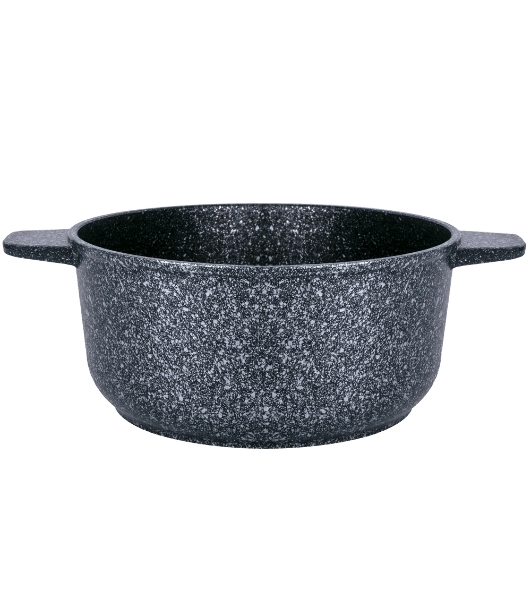 Кастрюля Maunfeld GRETA MF24GRTT01CR из литого алюминия со стеклянной крышкой, 24 см, 4 л