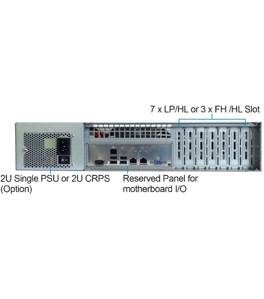 Серверный корпус CS-R25 with 12G HDD BP and 550w RPS